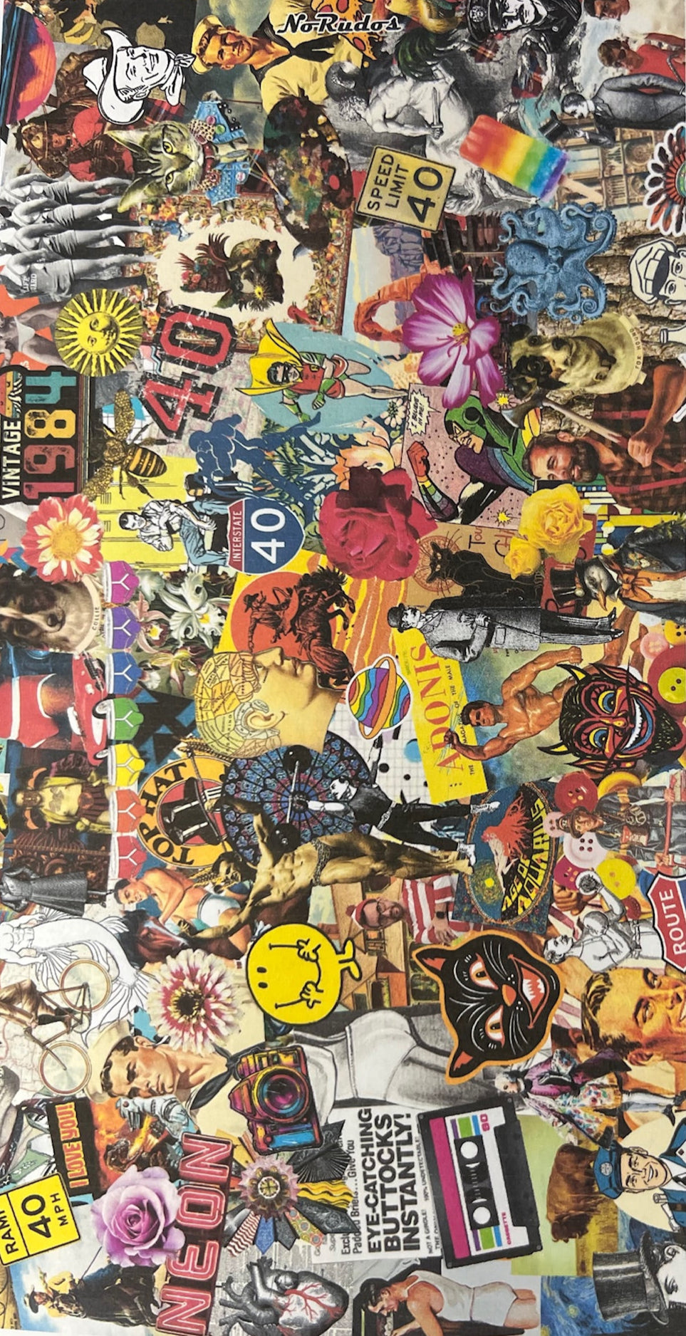 "Ephemera 40" Beach Towel