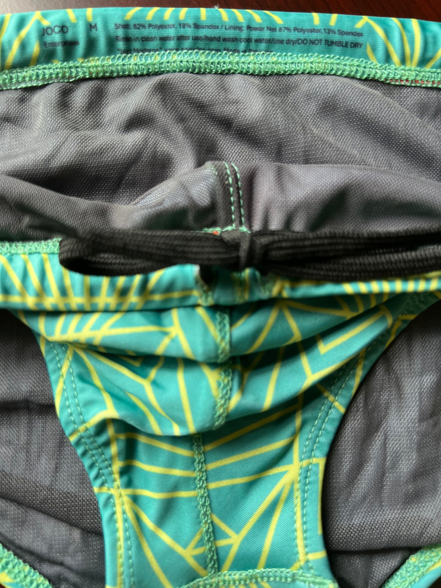 "Jazz Moderne" Contour Front Swim Brief (2" Hip)