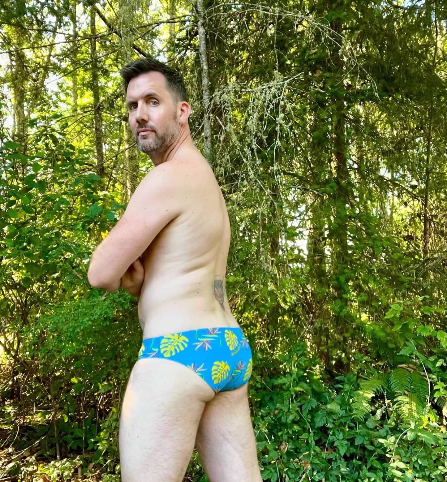 "Briefs of Paradise" Contour Front Swim Brief