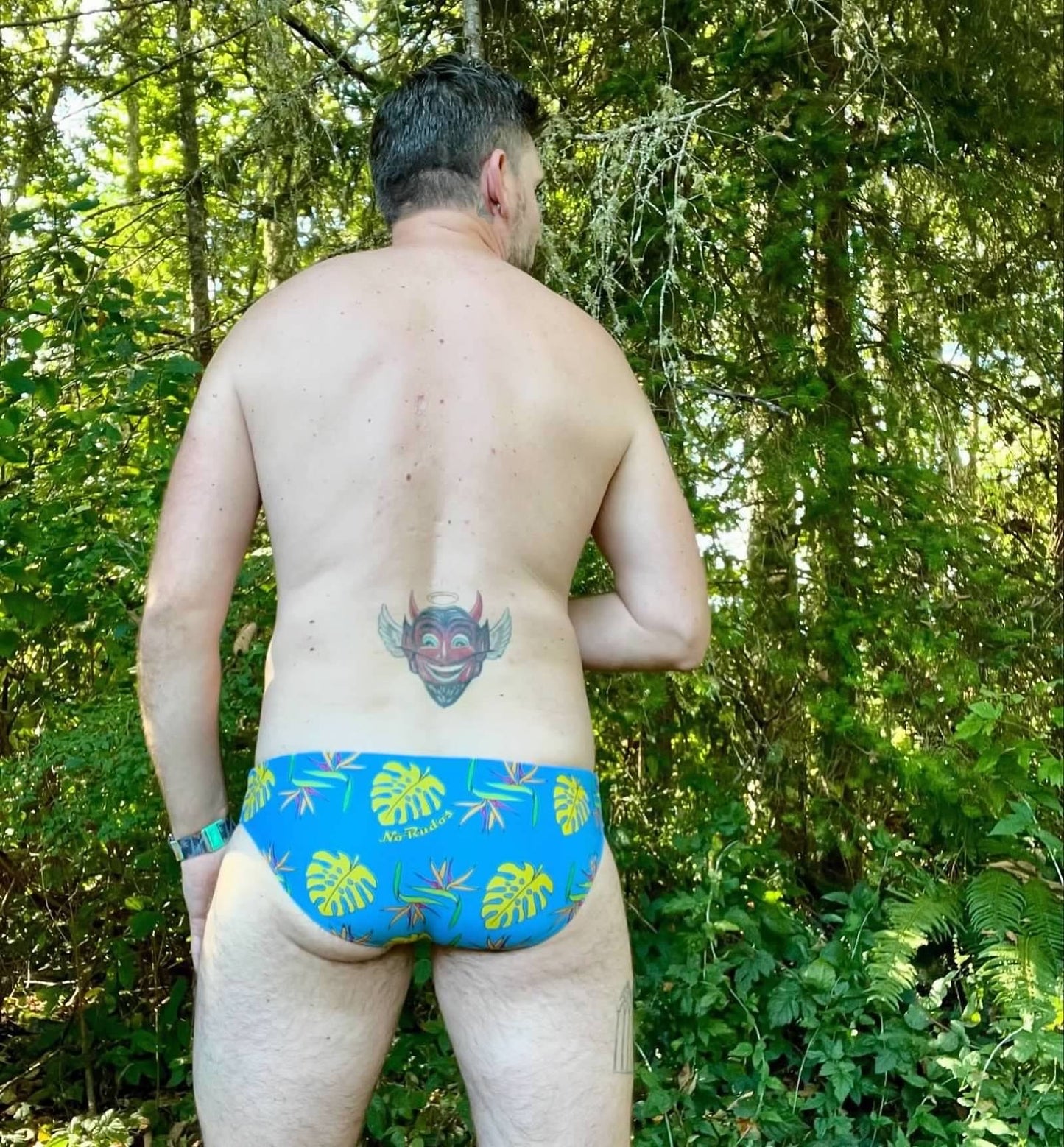 "Briefs of Paradise" Contour Front Swim Brief