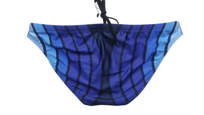 "Curves III" Contour Front Swim Brief (1" Hip)