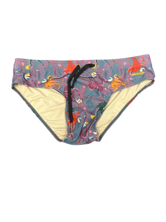 Skull and Bones Swim Brief - Medium