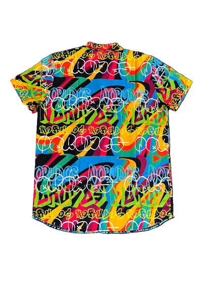 The "Graffiti Glamour" Cabana Shirt - Last one 50% OFF!