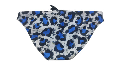 "Winged Leopard" Contour Front Swim Brief (1" Hip)