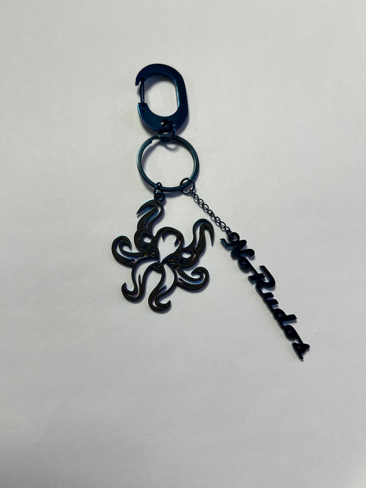 "The Kraken" Keychain / Bag Charm - Blue