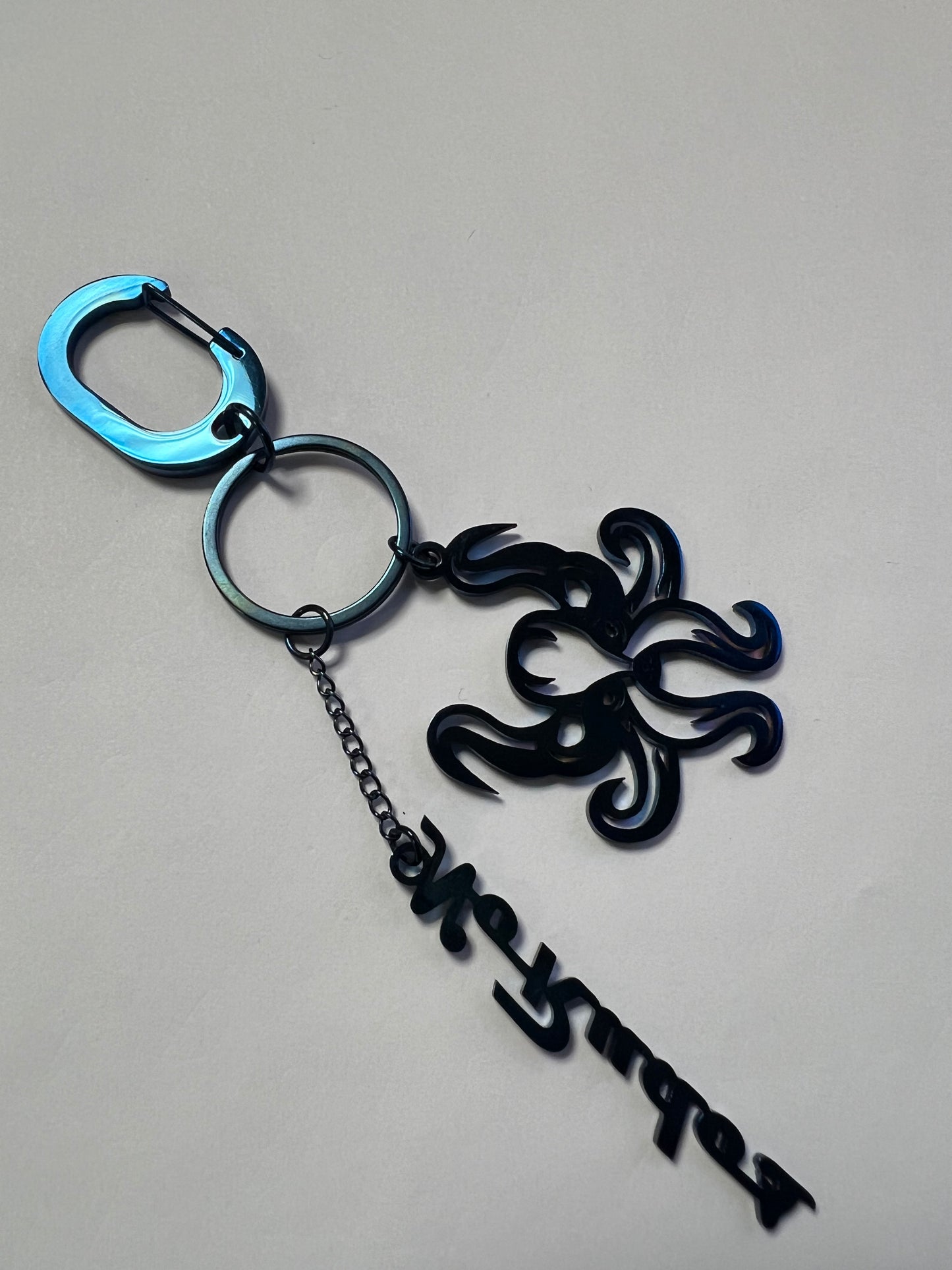 "The Kraken" Keychain / Bag Charm - Blue
