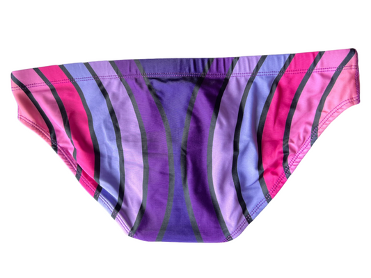 "Curves II" Contour Front Swim Brief (2" Hip)