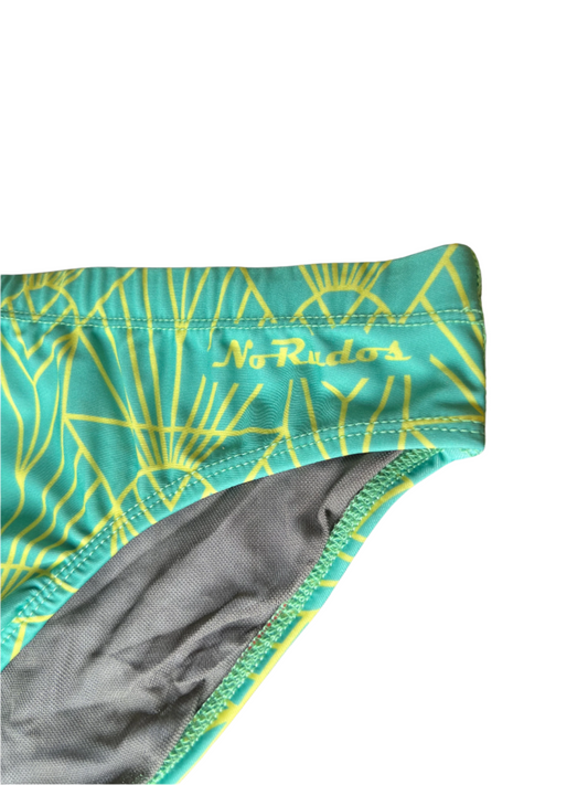 "Jazz Moderne" Contour Front Swim Brief (2" Hip)