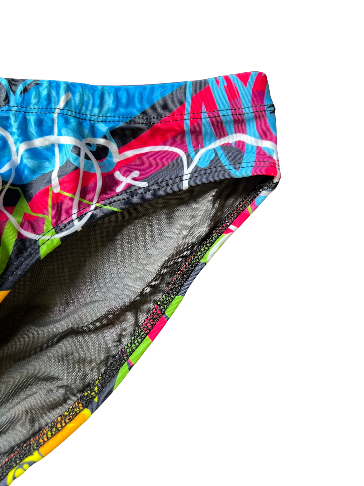 "Graffiti Glamour" Swim Brief