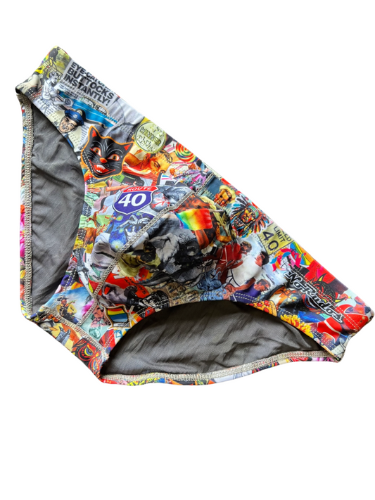 "Ephemera 40" Contour Front Swim Brief (2" Hip)