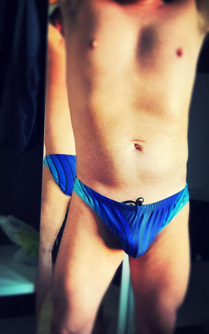 "Curves III" Contour Front Swim Brief (1" Hip)