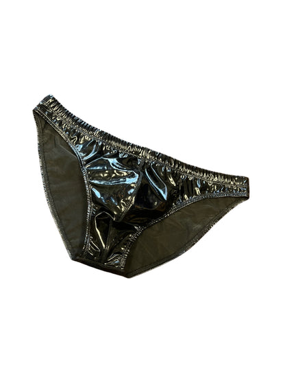 "Slick and Shiny" PVC Swim Brief
