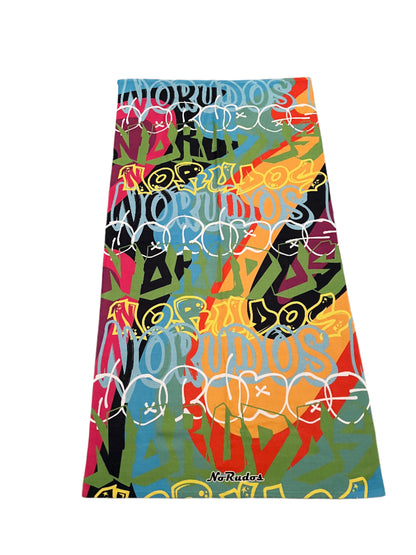 "Graffiti Glamour" Beach Towel