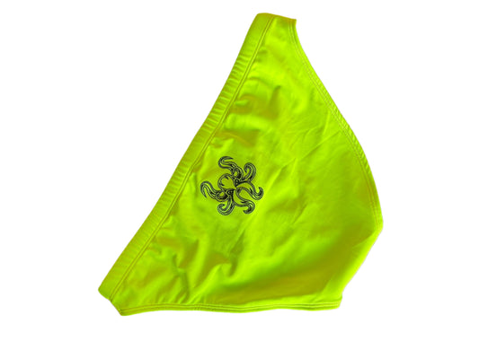 "The Kraken" Neon Citrus Contour Front Swim Brief (1" Hip)