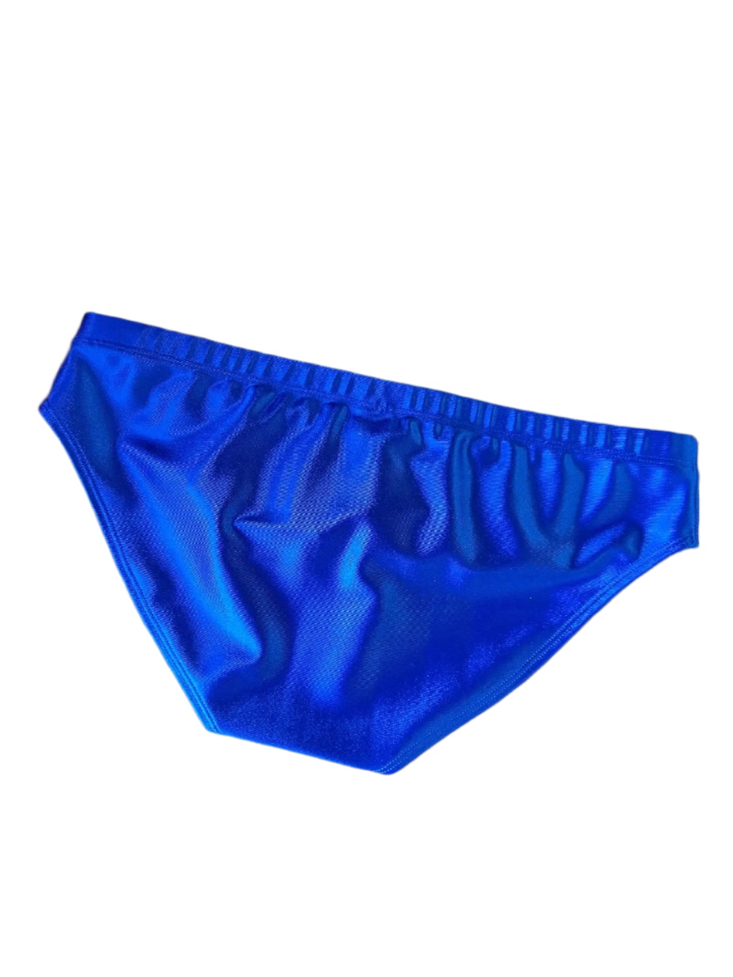 "Luxe to the Max" Solid Grecian Blue Contour Front Brief (2" Hip)