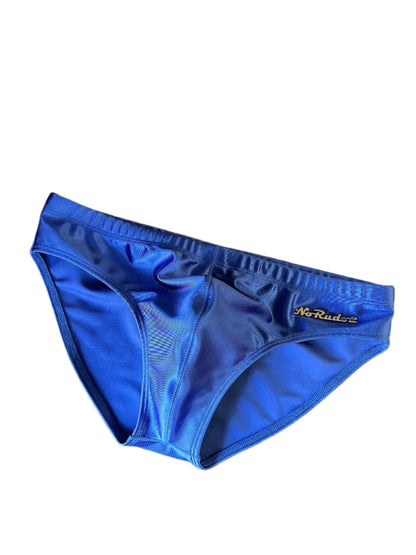 "Luxe to the Max" Solid Grecian Blue Contour Front Brief (2" Hip)