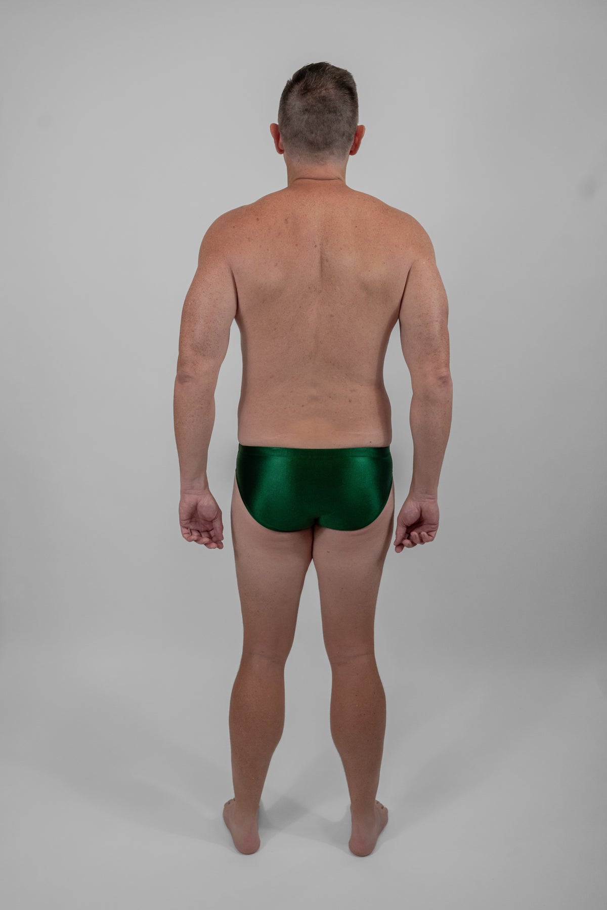 The Paradigm Swim Brief in British Racing Green