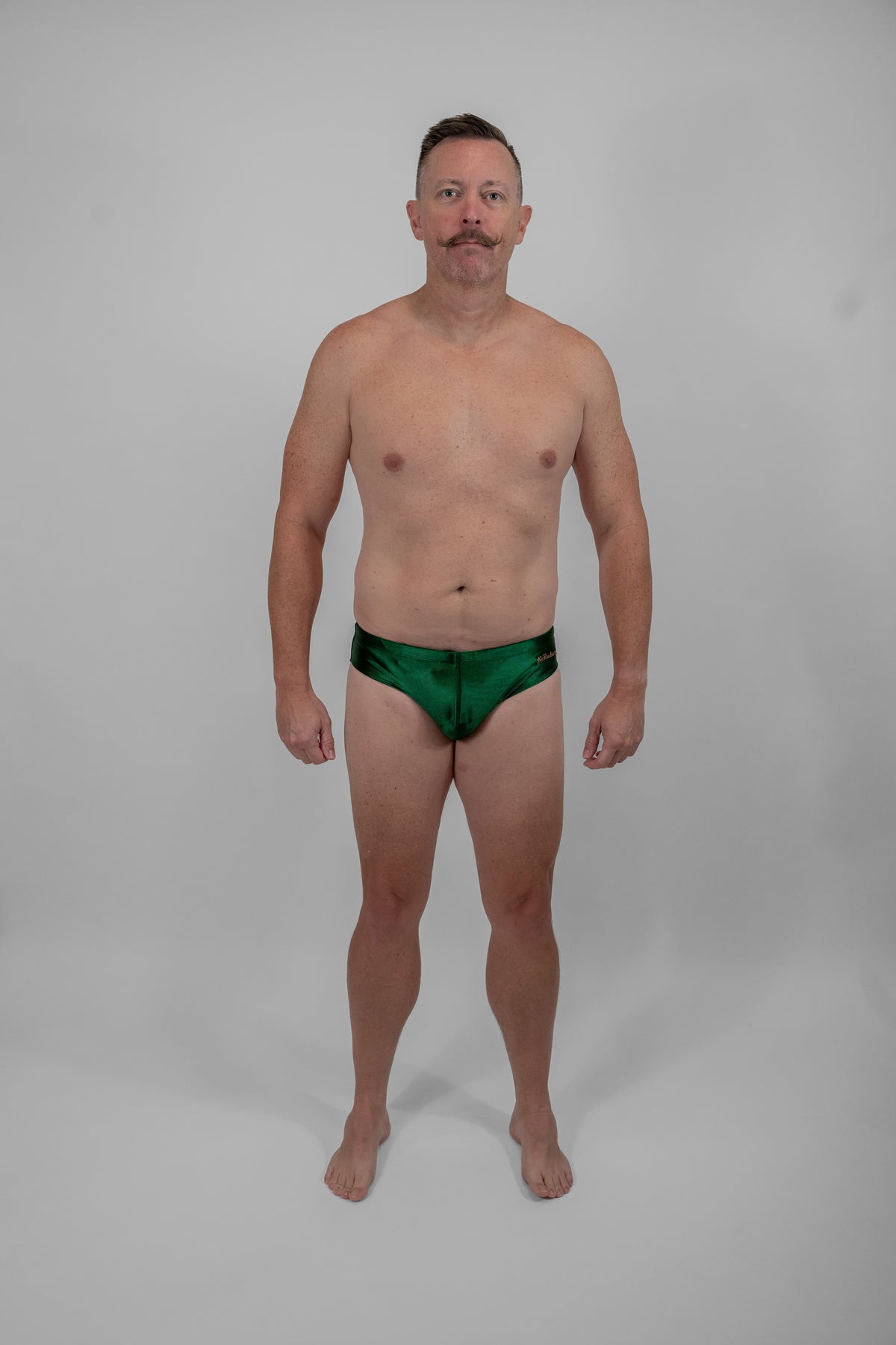 The Paradigm Swim Brief in British Racing Green
