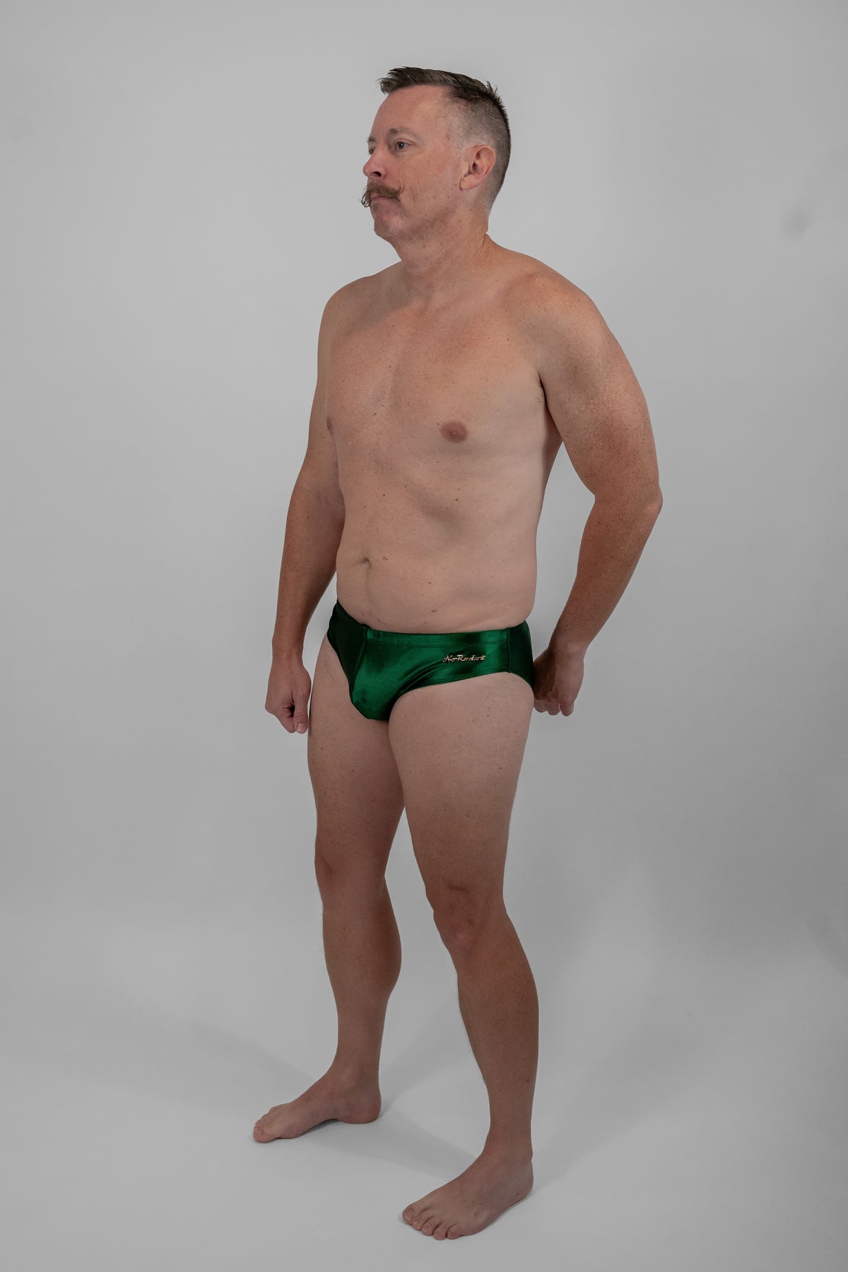 The Paradigm Swim Brief in British Racing Green